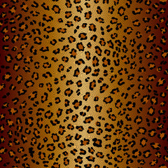 Seamless vector pattern. Imitation of leopard texture.