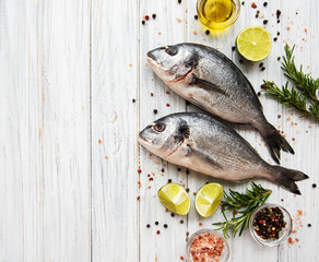 Fresh fish dorado