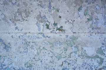 Painted concrete wall