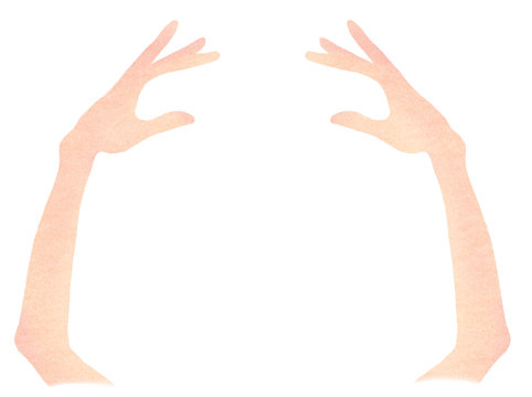 抱える手 つかむ両手 指先と手のポーズ 抱え込む Stock イラスト Adobe Stock