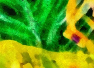 Creative abstract painting background in oil. Textured brush strokes of paint. Colorful design pattern. Artistic drawing grunge texture. Watercolor mixed fine art template for decoration. Vintage.