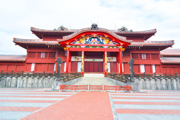 Fototapeta premium Shuri Castle at Okinawa, Japan 