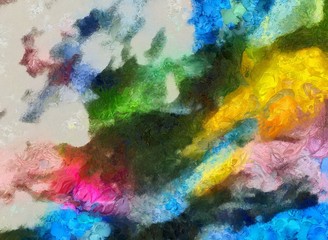 Abstract oil painting texture background.