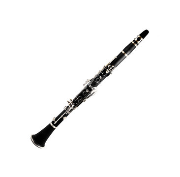 clarinet isolated on a white background