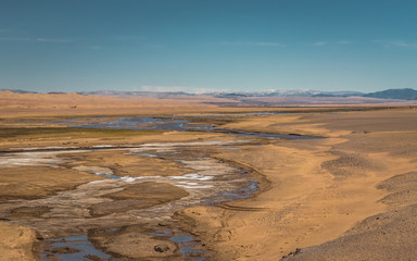 landscape in desert