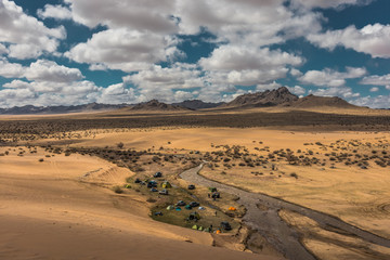 Fototapeta na wymiar river in desert