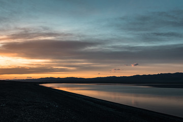 sunset on beach