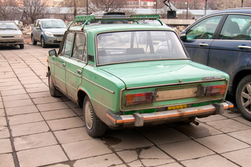 Old car in Moscow