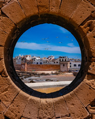 essaouira morocco view from port - obrazy, fototapety, plakaty