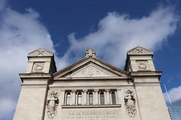 Fototapeta na wymiar Ville de Lyon - Chapelle Sainte Croix inaugurée en 1901