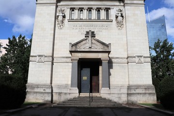 Fototapeta na wymiar Ville de Lyon - Chapelle Sainte Croix inaugurée en 1901