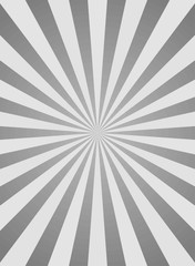 vintage sunlight background. silver grey burst background with white highlight. Vector cold illustration.