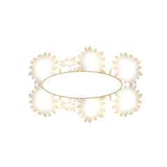 watercolor drawing of flowers - Desert Sunflower in gold