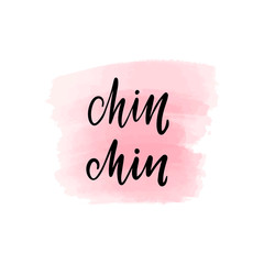 lettering chin chin
