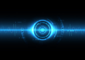 Blue Light Music Equalizer