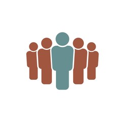 Business people related icon on background for graphic and web design. Simple illustration. Internet concept symbol for website button or mobile app.