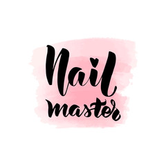 lettering nail master