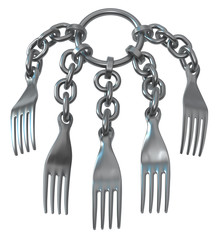 Forks Shackles Chain Ring