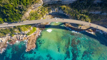 Foto op Plexiglas Atlantische weg Schilderachtig uitzicht op de kustlijn van Illawarra