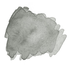 Watercolor brush stroke. Bright color. Gradient.