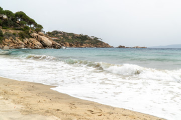 Isola del Giglio Cannelle in mare grosso