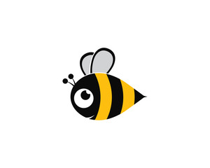 Obraz na płótnie Canvas Bee Logo Template vector icon illustration design 