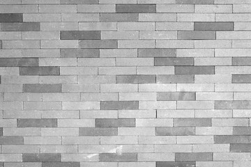 back and  white brick wall texture background