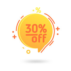 Modern of abstract Sale banners. Vector template dynamic bubbles of flash special offer, discount for web design, brochure, print, flyer