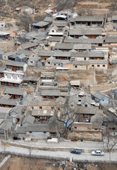 Fototapeta premium Cuandixia (Chuandixia) is an ancient town or village near Beijing, China. Cuandixia is a Ming Dynasty town dating back 400 years. Chuandixia has Ming and Qing Dynasty architecture with courtyard homes