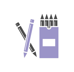 School related icon on background for graphic and web design. Simple illustration. Internet concept symbol for website button or mobile app.