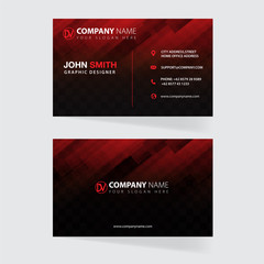 Business card template design vector