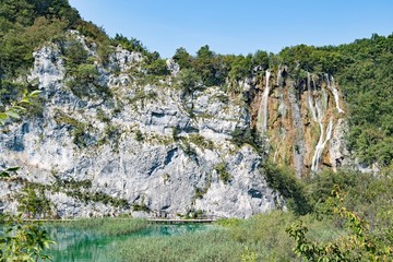 Waterfalls at Plitvice National Park, Croatia