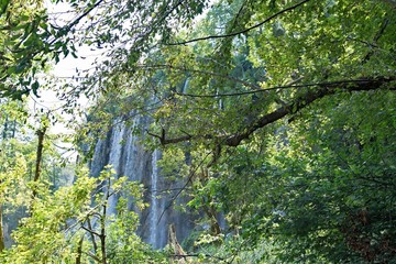 Waterfalls at Plitvice National Park, Croatia