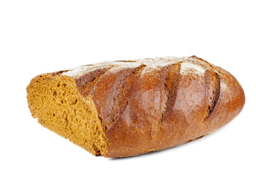 Half of wheat loaf