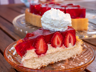 Frische Erdbeertorte