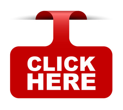 red vector banner click here
