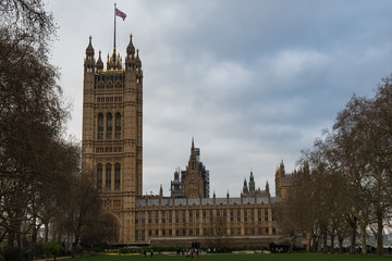 Fototapeta premium London - Palace of Westminster - March 20, 2019