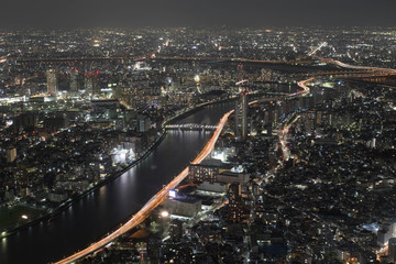 Streets of Night Tokyo in 2018