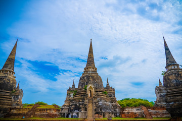 Si Sanphet Temple at Ayuthaya, Thailand