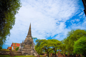 Si Sanphet Temple at Ayuthaya, Thailand