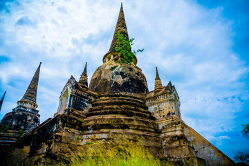 Si Sanphet Temple at Ayuthaya, Thailand