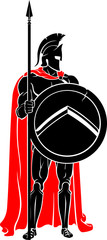 Spartan Medieval Guard Front View