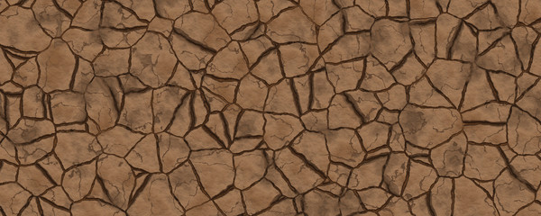 Earth crack, global warming, climate change background