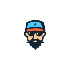 star hat logo design inspiration