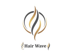 hair wave icon vector illustratin design symbol of hairstyle and salon