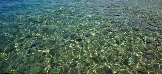Fototapeta na wymiar background clear sea water at the shore