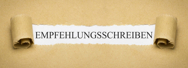Empfehlungsschreiben