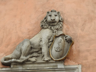 The statue of  lion