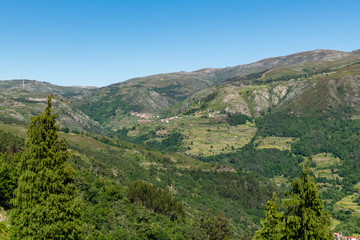 Viewpoit of Sistelo's terraces