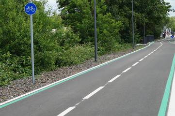 RS 1 - Radschnellweg Ruhr - Strecke in Mülheim